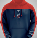 Hoodie, Navy & Red